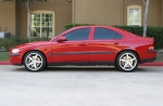 2004 Volvo S60R with painted moldings and Heico Volution V wheels