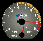 2004 BMW M3 Tachometer